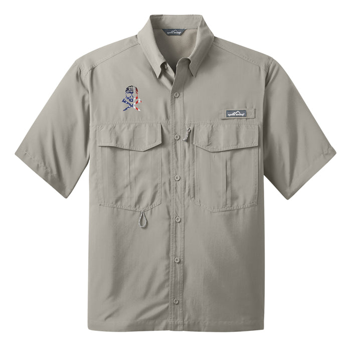 USA Eddie Bauer - Short Sleeve Performance Fishing Shirt