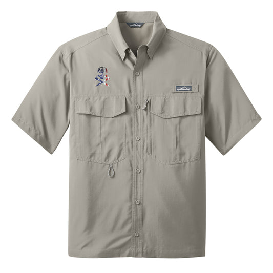 USA Eddie Bauer - Short Sleeve Performance Fishing Shirt
