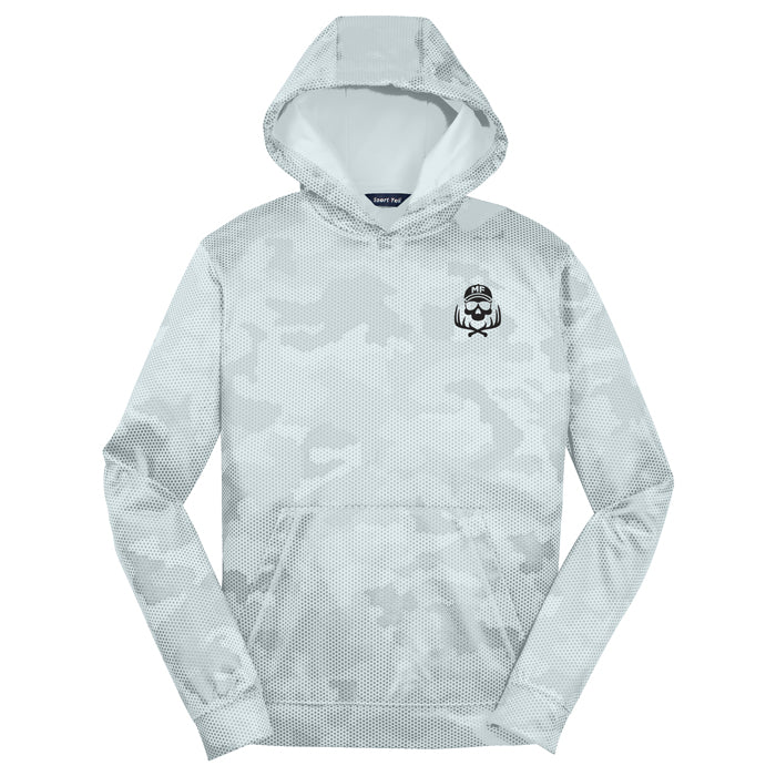Youth Sport-Wick CamoHex Fleece Hooded Pullover